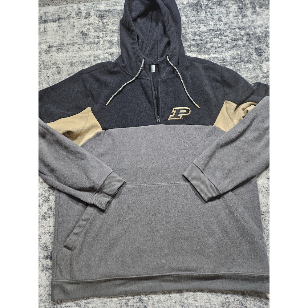 Columbia Purdue University Boilermakers Fleece Hoodie Size Large Logo Pullover